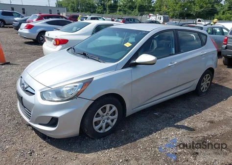 2012 Hyundai Accent Gs from USA, damaged, VIN KMHCT5AEXCU004416